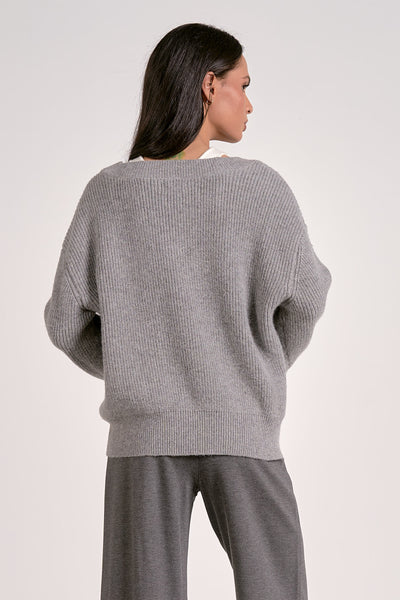 Sweater Grey/White