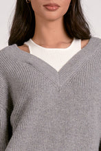 Cargar imagen en el visor de la galería, Sweater Grey/White
