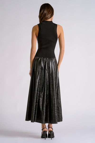 Vestido Maxi Mock