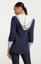 Cargar imagen en el visor de la galería, Saco Navy Capucha

