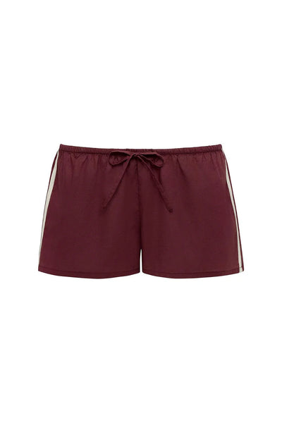 Short Maroon Sporty