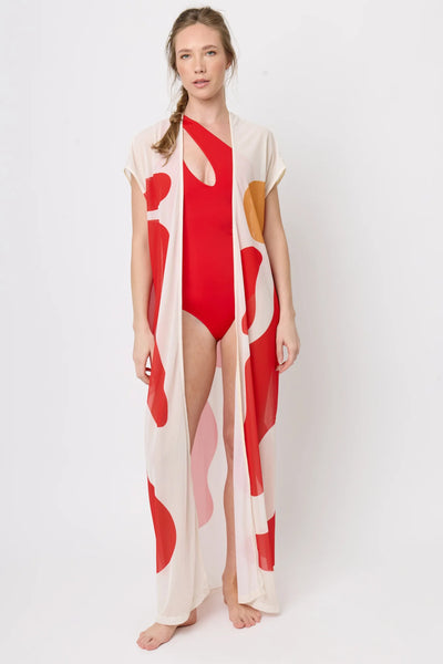 Kaftan Alisa rojo