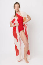Cargar imagen en el visor de la galería, Kaftan Alisa rojo
