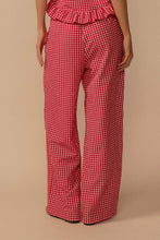 Cargar imagen en el visor de la galería, Pantalón Red Micro Gingham
