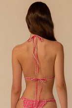 Cargar imagen en el visor de la galería, Bikini Red Micro Gingham
