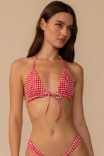 Cargar imagen en el visor de la galería, Bikini Red Micro Gingham
