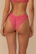 Cargar imagen en el visor de la galería, Bikini Red Micro Gingham
