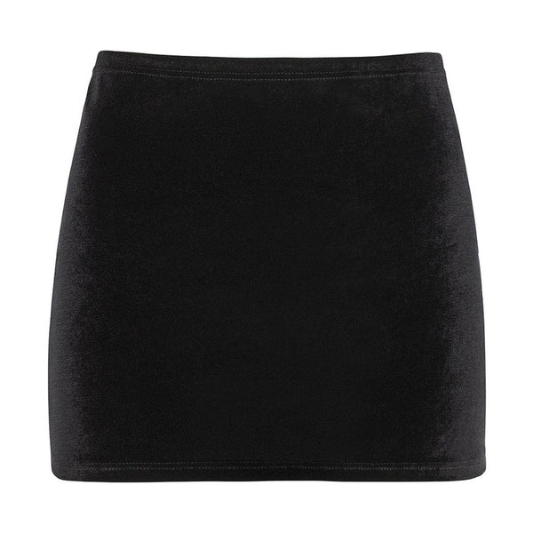 Mini Velvet Skirt